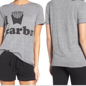Chaser Grey  I 🍟 carbs Short sleeve Tee